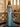 Strapless Illusion Beading Embroidery Bodice Mermaid Prom Dress - Blue