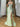 Sparkly Beading Illusion Lace Up Pleated Bodice Long Mermaid Prom Dress in Mint Green