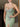 Sparkly Beading Illusion Lace Up Pleated Bodice Long Mermaid Prom Dress in Mint Green