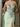 Sparkly Beading Illusion Lace Up Pleated Bodice Long Mermaid Prom Dress in Mint Green