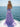 V-Neck Lace Up Embroidery Bodice Long Mermaid Prom Dress With Slit in Lilac