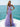 V-Neck Lace Up Embroidery Bodice Long Mermaid Prom Dress With Slit in Lilac