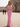 Big Bow Back Sparkly Beading Corset Long Mermaid Prom Dress  - Hot Pink