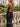 3D Flowers Spaghetti Shoulder Straps Backless Long Mermaid Prom Dress in Black