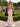 3D Flowers Spaghetti Shoulder Straps Backless Long Mermaid Prom Dress in Pink