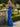3D Flowers Spaghetti Shoulder Straps Backless Long Mermaid Prom Dress in Royal Blue
