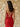 Tulle Lace Beaded Mermaid Long Formal Prom Dress in Red