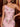 One Shoulder Floral Sparkly Cut Out Sheath Mini Prom Dress in Pink Floral