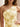 One Shoulder 3D Floral Lace Bodycon Cocktail Homecoming Mini Dress in Yellow