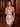 V-Neck Floral Bodice Short Sheath Homecoming Dress With Split in Pink Floral