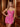 Sparkly Bodice Strapless Short Sheath Sequin Hoco Dress in Pink