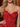 Sparkly Bodice Strapless Short Sheath Sequin Hoco Dress in Red