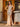 Luxury Hand Beading Dubai Deep V-Neck Mermaid Evening Dress - Gold