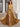 Luxury Metallic Pleats Deep V-Neck A-Line Prom Dress With Slit - Gold