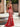 Spaghetti Strap Embroidery Illusion Bow Front Bodice Mermaid Prom Dress - Red