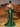 Bodice Lace Embroidery Mermaid Prom Dress Long - Emerald Green