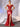 Off Shoulder Pleated Lace Embroidery Mermaid Prom Dress-Red