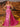 Illusion Bodice Boned Mermaid Prom Dress With Waist Drop-Hot Pink