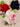 Artificial Silk Roses Flower Brooch Elegant - Pink