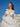Off Shoulder Puff Sleeve Ball Gown Outdoor Wedding Dress - Ivory
