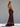 Luxury Crystal Dubai Sheer Bodice Mermaid Evening Dress - Burgundy