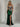 Luxury Crystal Dubai Sheer Bodice Mermaid Evening Dress - Emerald Green