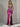 Luxury Crystal Dubai Sheer Bodice Mermaid Evening Dress - Fuchsia
