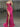 Beaded Strapless Illusion Bodice Mermaid Prom Dress Long - Hot Pink