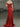 Beaded Strapless Illusion Bodice Mermaid Prom Dress Long - Red
