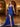 Hot Fix Boned Waist Drop Satin Mermaid Prom Dress Long - Royal Blue