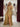 Hot Fix Boned Waist Drop Satin Mermaid Prom Dress Long - Gold