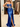 Hot Fix Sheer Bodice Boned Strapless Mermaid Prom Dress Long - Royal Blue