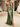 Hot Fix Sheer Bodice Boned Strapless Mermaid Prom Dress Long - Sage Green