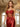 Hot Fix Sheer Bodice Boned Strapless Mermaid Prom Dress Long - Red
