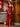 Hot Fix Sheer Bodice Boned Strapless Mermaid Prom Dress Long-Red