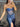 Hot Fix Sheer Bodice Boned Strapless Mermaid Prom Dress Long - Dusty Blue