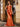 Boned Bodice Satin Mermaid Prom Dress Long - Orange