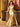 Off Shoulder Crystal Illusion Bodice Mermaid Long Prom Dress-Yellow