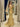 Hot Fix Off Shoulder Boned Mermaid Long Evening Dress - Gold