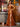 Corset Bodice Boned Mermaid Prom Dress With Slit - Burnt Orange