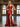Corset Bodice Boned Mermaid Prom Dress With Slit - Red