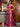 Corset Bodice Boned Mermaid Prom Dress With Slit - Hot Pink