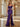 Corset Bodice Boned Mermaid Prom Dress With Slit - Purple