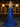 Luxury Lace Embroidery Crystal Mermaid Prom Dress With Waist Drop - Royal Blue