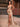 Luxury Lace Embroidery Crystal Mermaid Prom Dress With Waist Drop - Champagne