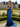 Hand Beading Crystal Illusion Boned Long Mermaid Prom Dress in Royal Blue