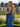 Hand Beading Crystal Illusion Boned Long Mermaid Prom Dress in Royal Blue