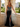 Hand Beading Crystal Illusion Boned Long Mermaid Prom Dress in Black