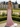 Hand Beading Crystal Illusion Boned Long Mermaid Prom Dress in Pink