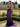 Hand Beading Crystal Illusion Boned Long Mermaid Prom Dress in Purple
